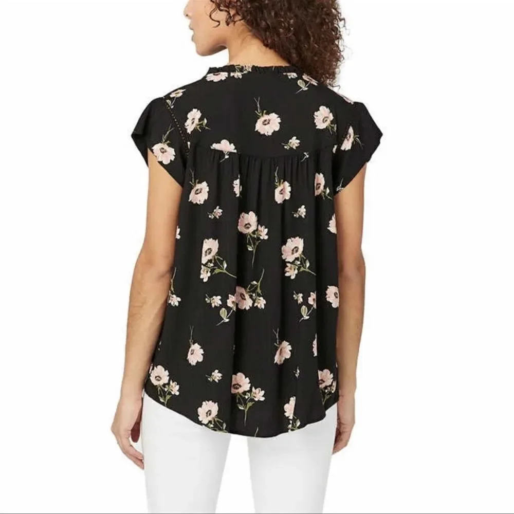 2 pack Buffalo Ladies' Flutter Sleeve Floral Top - Picture 13 of 13